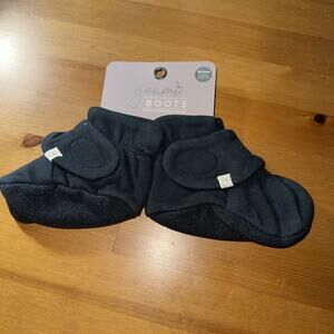 Goumi Kids Bamboo & organic cotton boots asphalt 18-24 months